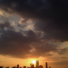Kuala Lumpur Skyline during sunset