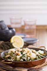 Rice with vegetables