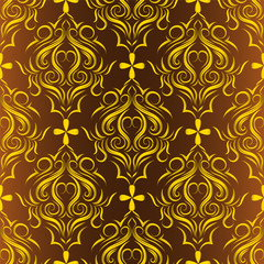 seamless wallpaper.damask pattern.abstract background