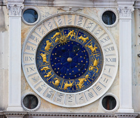 Zodiac clock in Venice