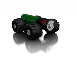 Fototapeta premium Electric Car