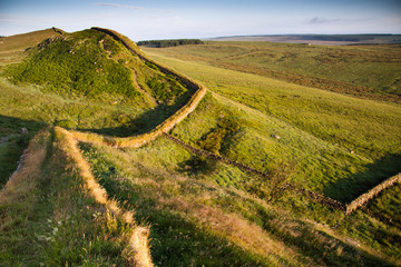 Hadrian's wall, Northumberland, England - 61218328