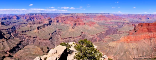 Crédence de cuisine en verre imprimé Parc naturel Vue panoramique sur le vaste Grand Canyon, Arizona, USA