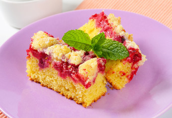 Raspberry cake