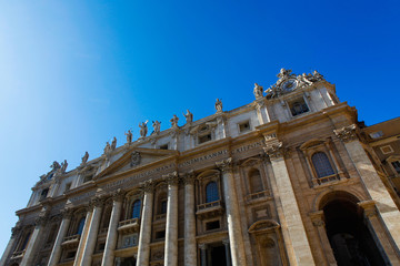 Fototapeta na wymiar Saint Peter's square in Rome
