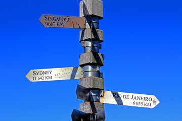 Post at Cape of Good Hope