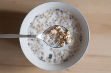 Muesli mit Milch