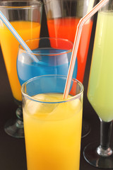 Juices of different colors