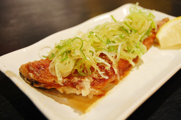 鯖の半身揚げ