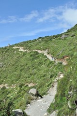 Obraz premium ヒマラヤトレッキング