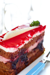 Cake with jelly c