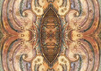 textured brown picture frame