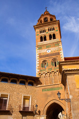 Fototapeta na wymiar Aragon Teruel Mudejar Cathedral Santa María Mediavilla UNESCO