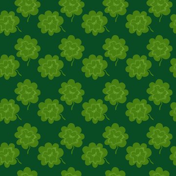 Clover seamless pattern