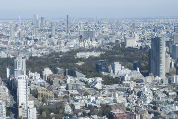 Fototapeta premium Parc, Vue générale, Tokyo, Japon