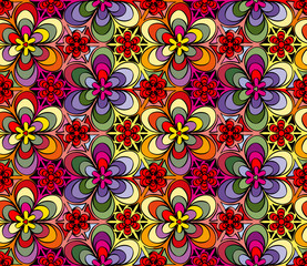 Abstract bright floral seamless pattern 2