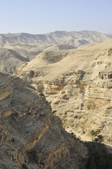 Desert landscape near Jerusalem, Israel.