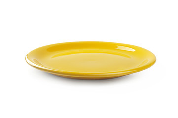 yellow plate