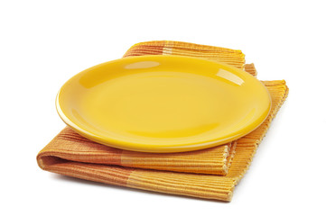 yellow plate