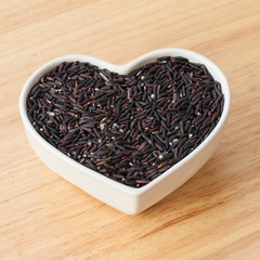 Organic Dry Multi Grain Rice against a background