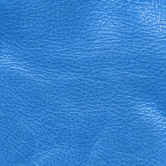 crumpled blue leather texture