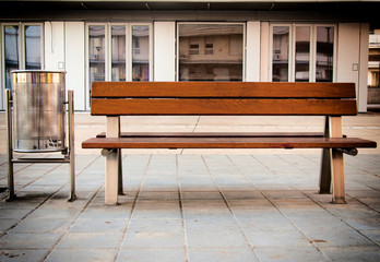 Empty bench