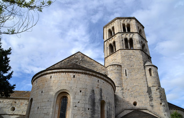 Fototapeta na wymiar Monastery of Sant Pere de Galligants, Girona, Spain
