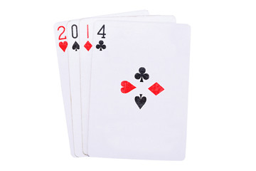 Lucky year 2014 in cards