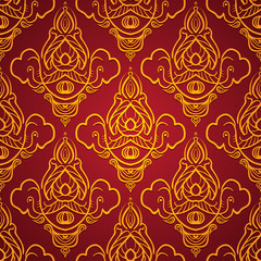 Seamless Abstract Hand Drawn Vector Pattern