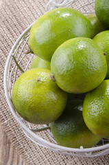 some lime in a small basket