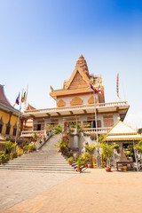 OunaLom Temple contains an eyebrow hair of Buddha. Cambodia