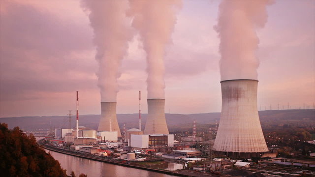 Nuclear Power Station Time Lapse