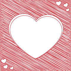 bigliettino cuore bianco