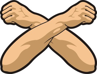 Crossed hands