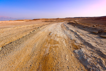 Sunset in Desert