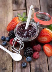 Forest fruit jam