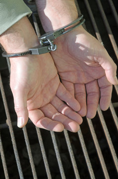 Bussinessman in handcuffs