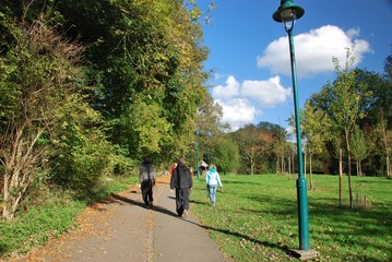 Promenade automnale au parc de Jette