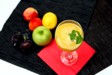 Mango Smoothie Refreshing Cocktail