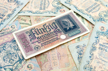 Old banknotes