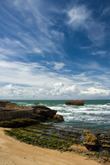 beautiful sky over Bay of Biscay