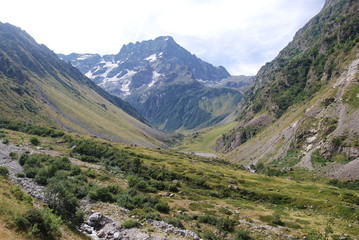 Fototapeta na wymiar berglandschap in de Franse alpen