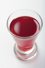plain red shot drink