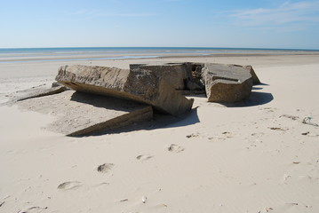 bunker op Franse kust
