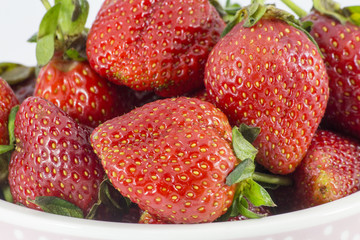 Fresh strawberries in a Cup