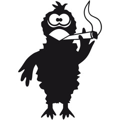 High Smoke Pot Joint Comic Raven