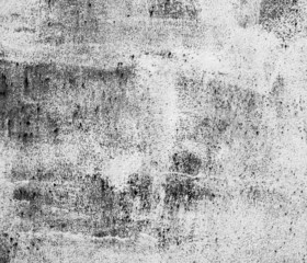 Grey background. Painted iron old wall.