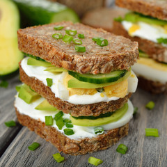 Dietetic sandwich