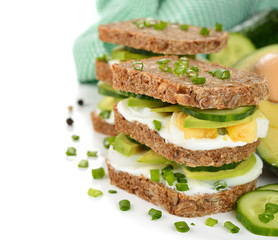 Dietetic sandwich