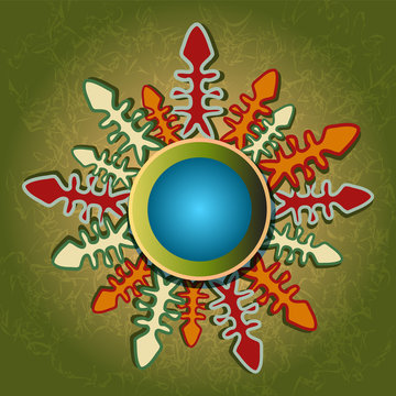 Abstract tropical backgroun